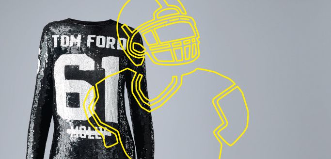 Football dress, Tom Ford, Fall/Winter 2014 © MKG sports no sports