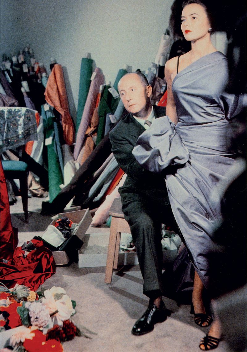 Christian Dior with model Sylvie, circa 1948 Courtesy of Christian Dior Christian-Dior-with-model-Sylvie-circa-1948-Courtesy-of-Christian-Dior---Copy.jpg