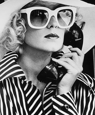 Photographed by Brian Spence Sunglasses S-4, model advertising campaign, Robert La Roche
