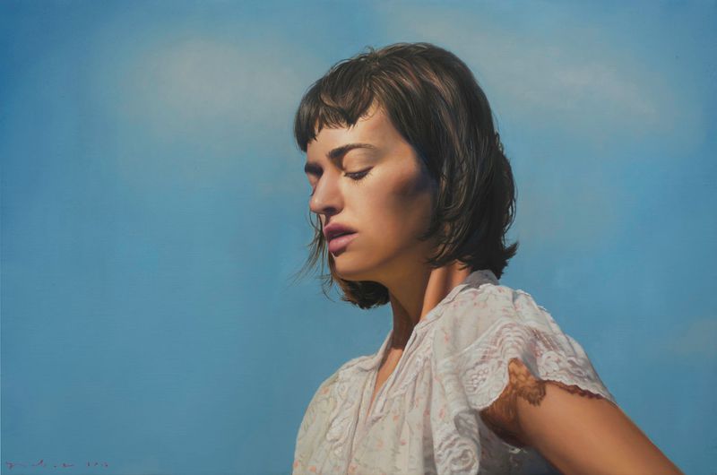 vc_18_Andreas Binder_01.jpg Yigal Ozeri Untitled (Olya), 2017 Öl auf Leinwand 51 x 76 cm Courtesy Galerie Andreas Binder vc_18_Andreas-Binder_01.jpg