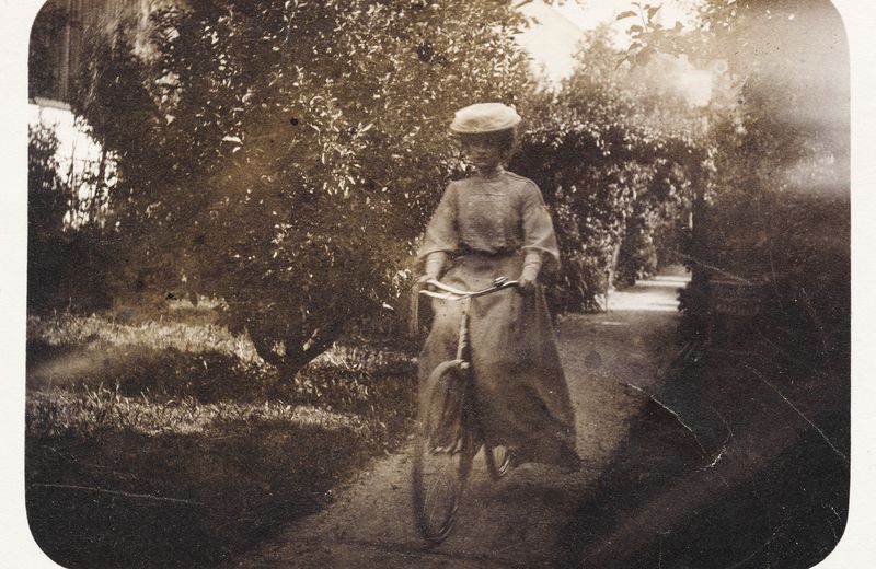 Vintage Woman Bicycle